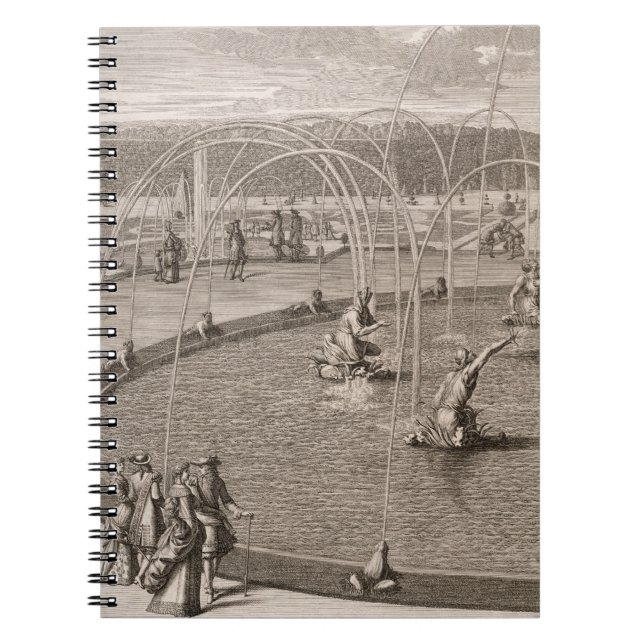 Cuaderno Detalle de la fuente de Diana y de Apolo en (Frente)