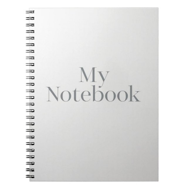Cuaderno Detalle de MV: luz y forma de letras (Frente)