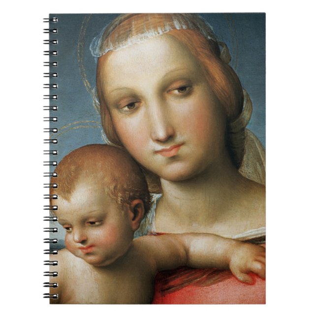 Cuaderno Detalle de <Virgin and Child> Atribuido a Rapha (Frente)