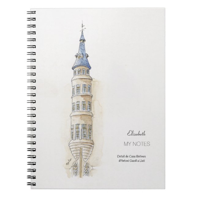Cuaderno Detalles de la Casa Botines - Antoni Gaudí (Frente)