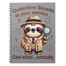 Cuaderno "Detective Perezoso" Agencia de Detectives Perezos
