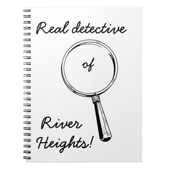 Cuaderno Detective real de las alturas del río!: Lindo para (Frente)
