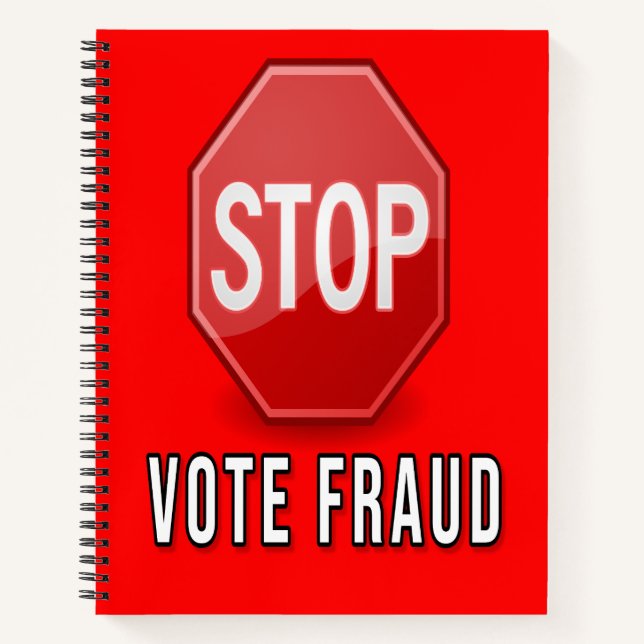Cuaderno Detener fraude electoral (Anverso)