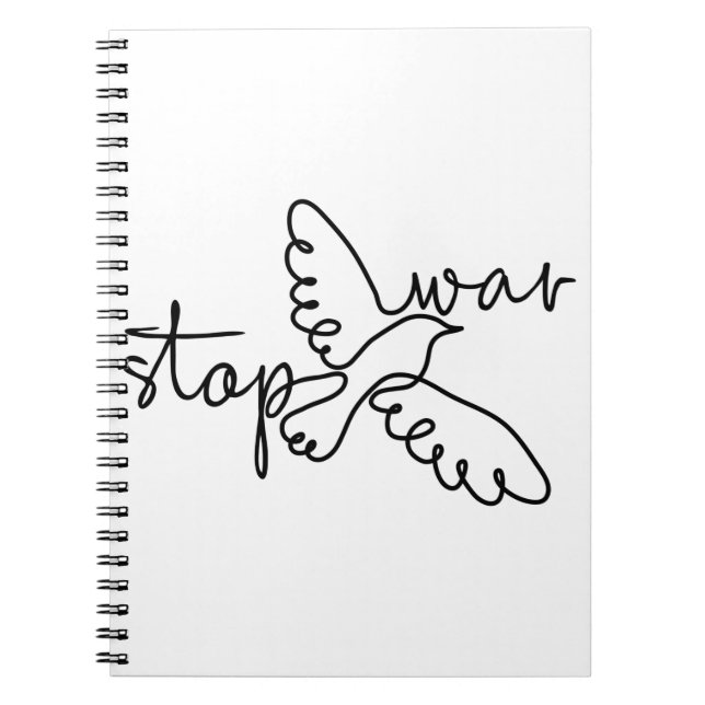 Cuaderno Detener la guerra (Frente)