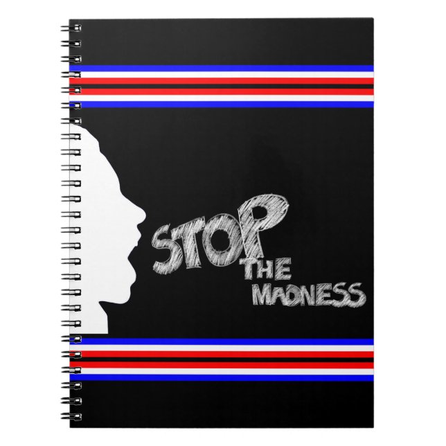 Cuaderno Detener la locura (Frente)