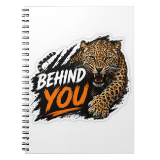 Cuaderno Detrás de Ti Leopardo