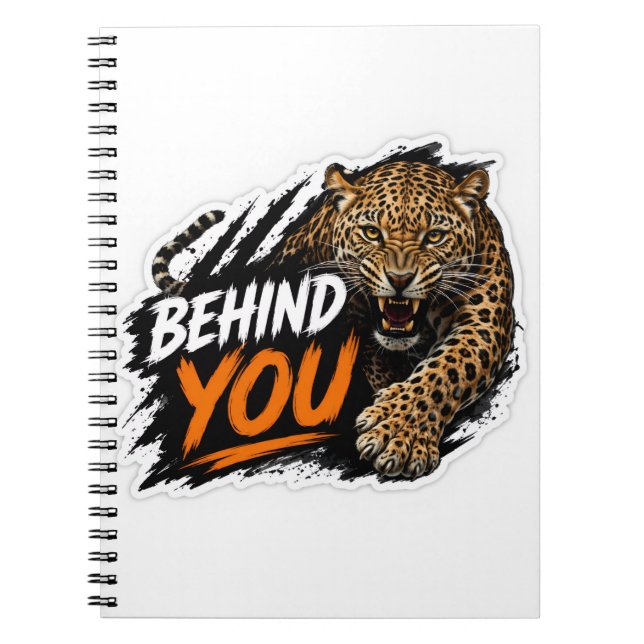 Cuaderno Detrás de Ti Leopardo (Frente)