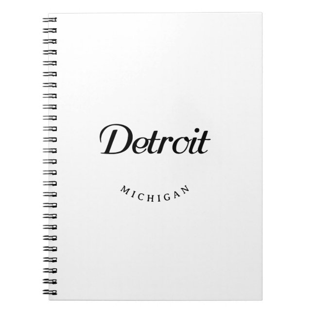 Cuaderno Detroit MI (Frente)
