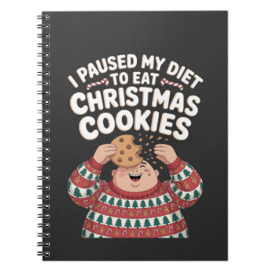 Cuaderno Detuve Mi Dieta Para Comer Galletas De Navidades