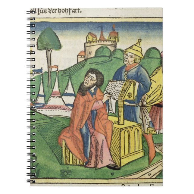 Cuaderno Deuteronomy: Frontispiece en el cual dios hace el (Frente)