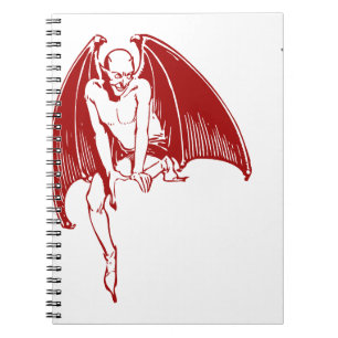 Cuaderno Devil Evil Demon Monster Wings Gothic