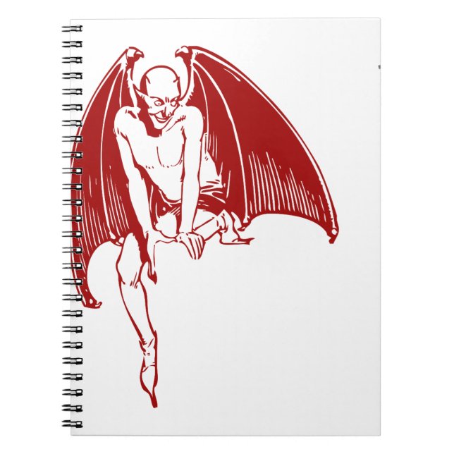 Cuaderno Devil Evil Demon Monster Wings Gothic (Frente)