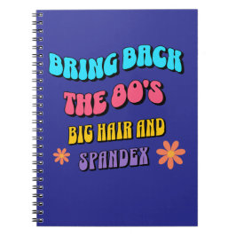 Cuaderno Devolver los años 80