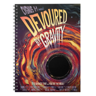 Cuaderno Devorado Por Gravedad Halloween Hole Horror Negro