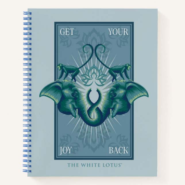 Cuaderno Devuélvate tu alegría - El Lotus blanco (Anverso)