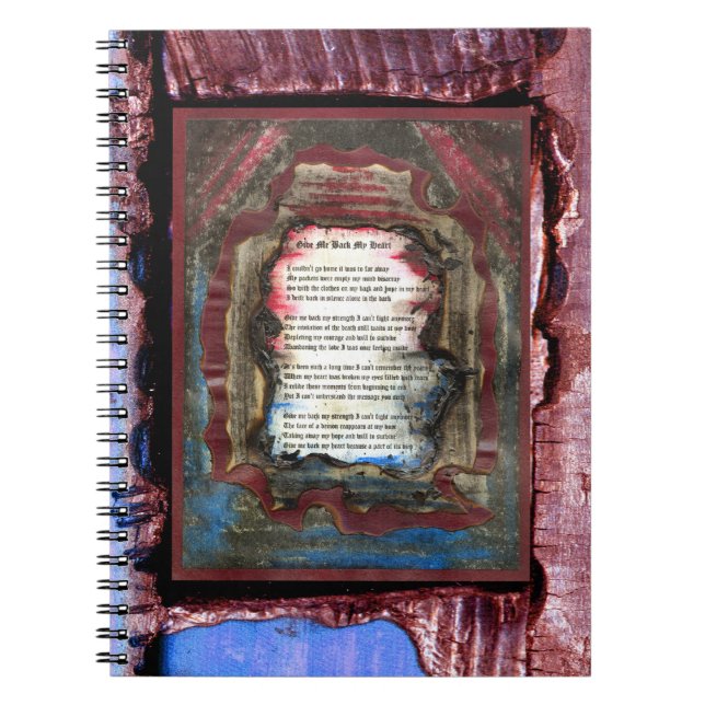 Cuaderno Devuélveme Mi Corazón (Frente)