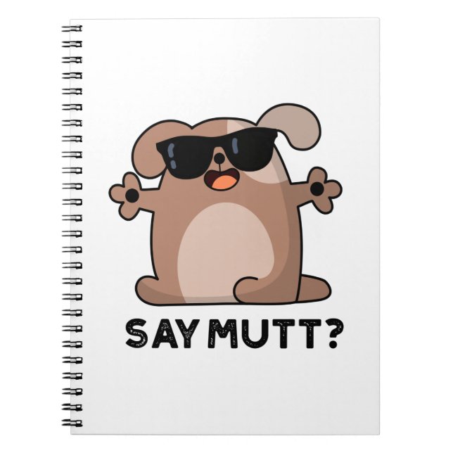 Cuaderno Di Mutt Divertido Perro Genial Castigo  (Frente)