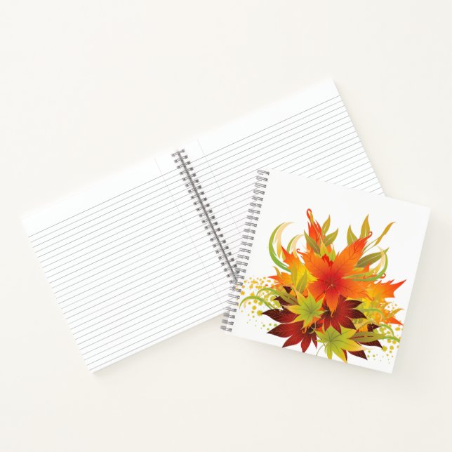 Cuaderno Día de Acción de Gracias de Autumn Leaves (Interior)