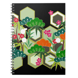 Cuaderno Día de Año Nuevo estilo japonés japonés