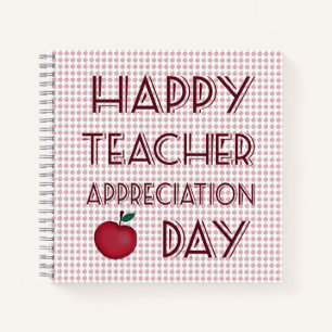 Cuaderno Día de aprecio del profesor