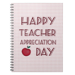 Cuaderno Día de aprecio del profesor