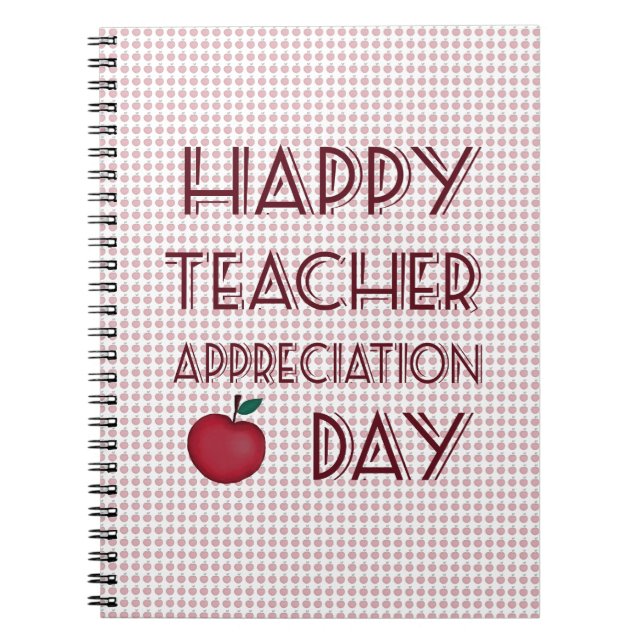 Cuaderno Día de aprecio del profesor (Frente)