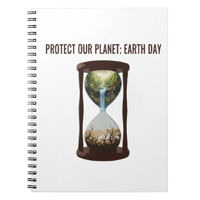 Cuaderno Día de Conciencia Ambiental Protege Nuestro Planet (Frente)