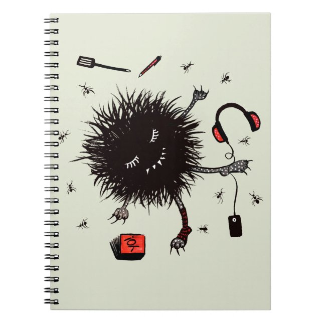 Cuaderno Día De Descanso Relájese Con El Monstruo Y El Aman (Frente)