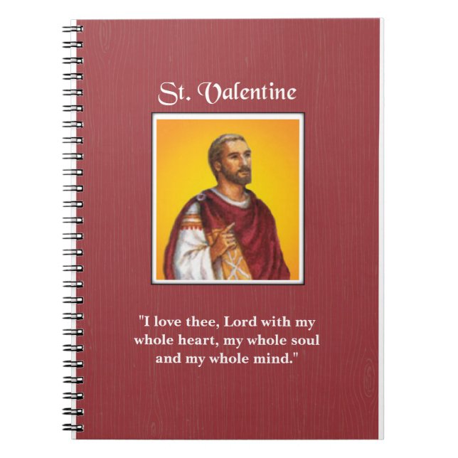 Cuaderno Día de la Fiesta de San Valentín (Frente)
