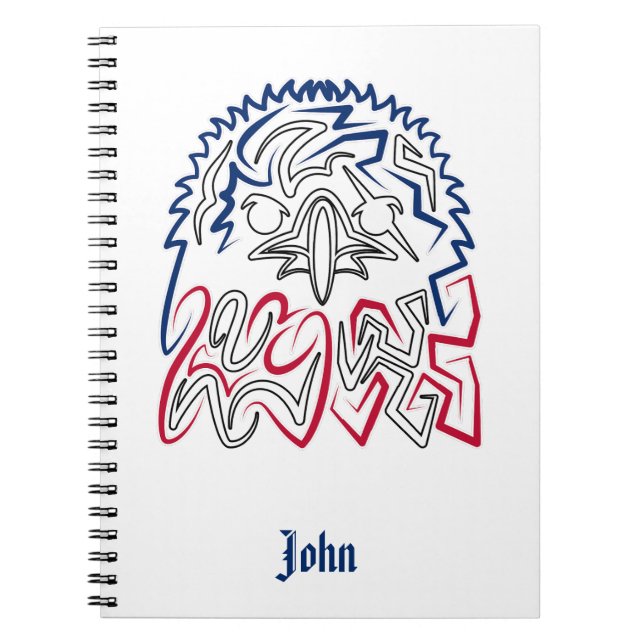 Cuaderno Día de la Independencia Águila Americana (Frente)