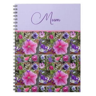 Cuaderno Día de la Madre floral Rosa Penunia Daisy Flowers