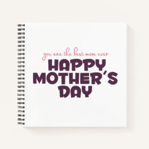 Cuaderno Día de la mejor mamá de todos los tiempos   Libr