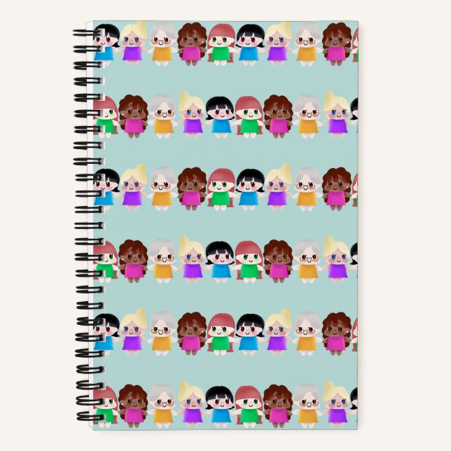 Cuaderno Día de la Mujer Menta (Anverso)