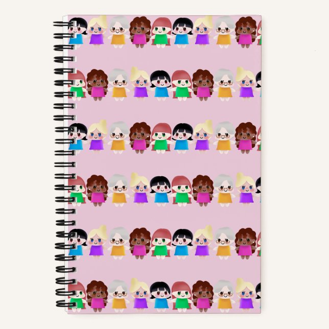 Cuaderno Día de la Mujer Rosa (Anverso)