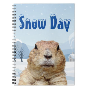 Cuaderno Día de la Nieve en Groundhog