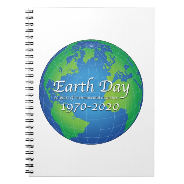 Cuaderno Día de la Tierra 50 Aniversario de 2020 (Frente)
