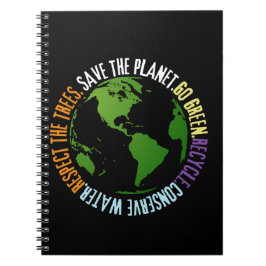 Cuaderno Día de la Tierra Salven el planeta Vamos Verde