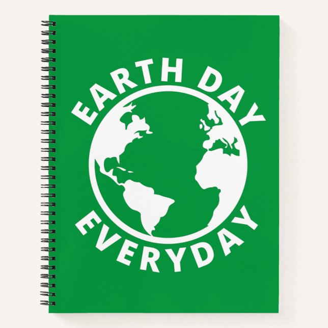 Cuaderno Día de la Tierra Todos los Días (Anverso)