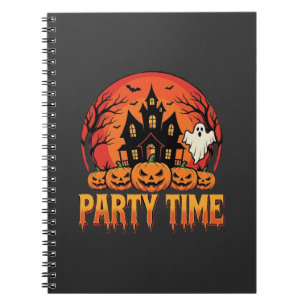 Cuaderno Día de las Brujas Fiesta Fantasma Diseño de Calaba