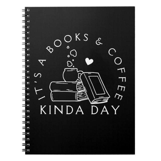 Cuaderno Día de Libros y Café (Frente)