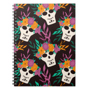 Cuaderno Dia de Los Muertos, Halloween tradicional Mexicano