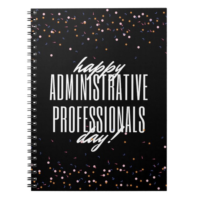 Cuaderno Día de los Profesionales Administrativos (Frente)