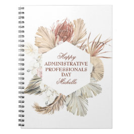 Cuaderno Día de los Profesionales Administrativos Personali