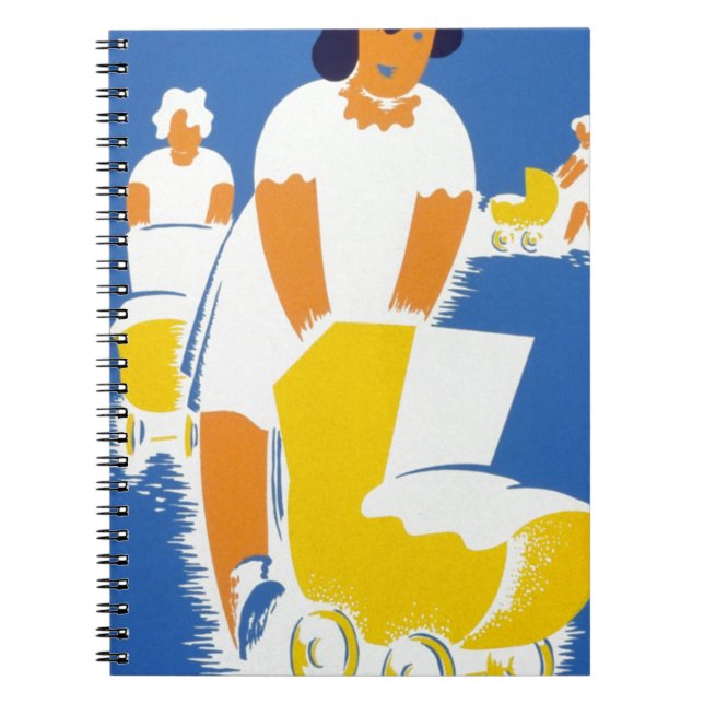 Cuaderno día de madres felices (Frente)