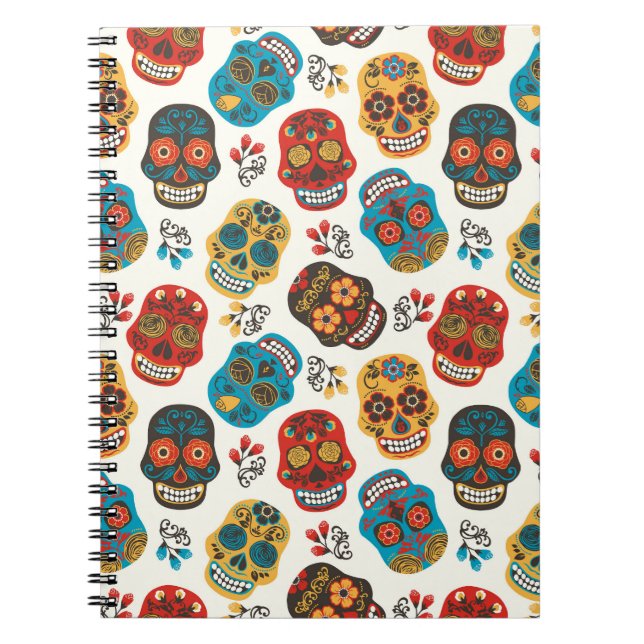 Cuaderno Día de Muertos, sin fisuras. (Frente)