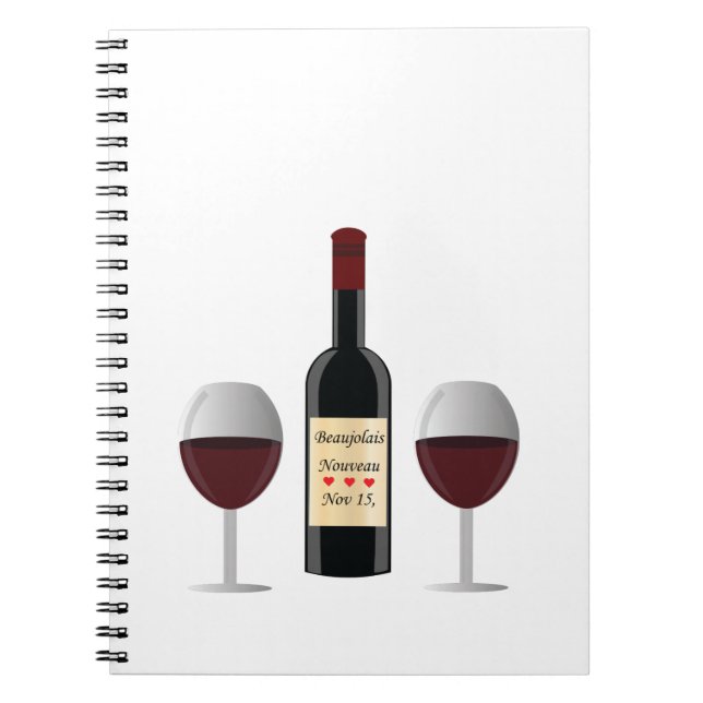 Cuaderno Día de Nouveau del Beaujolais (Frente)