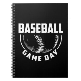 Cuaderno Día de partida de béisbol