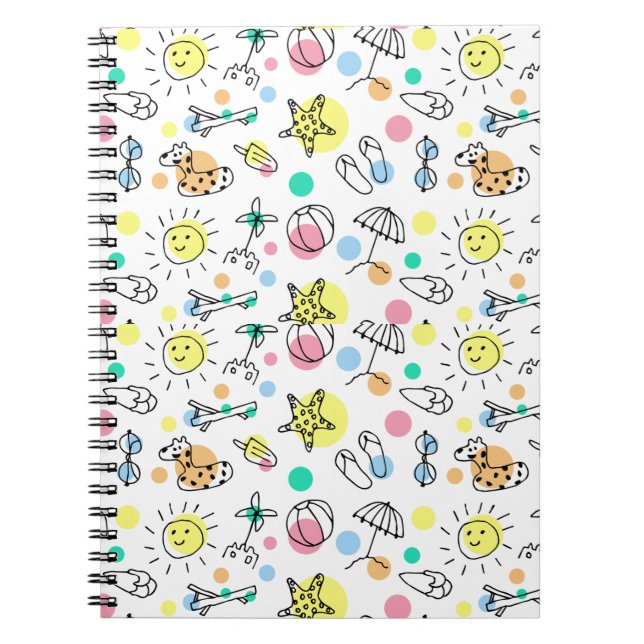 Cuaderno Día de Playa Caprichoso (Frente)