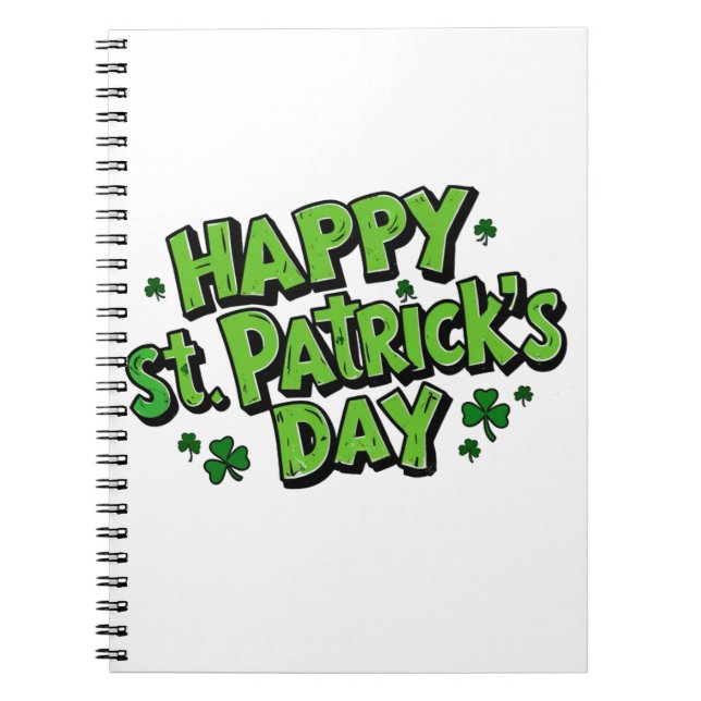 Cuaderno Día de San Patricio, día de Patrick  (Frente)