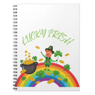 Cuaderno Día de San Patricio - Divertido Lucky Irlandés Lep